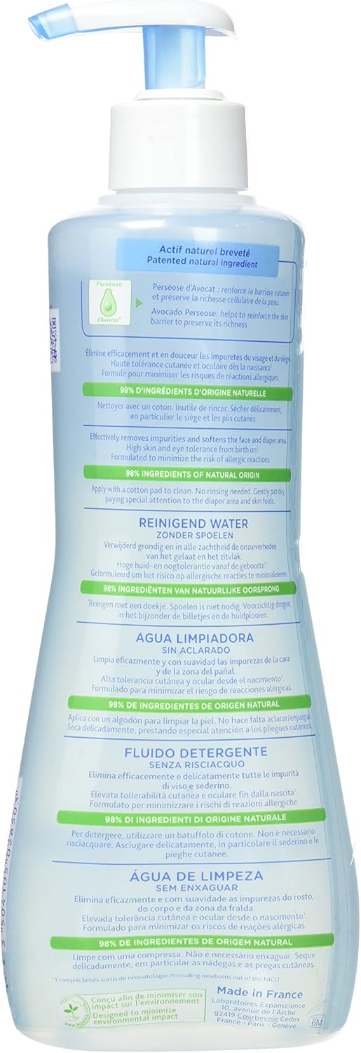 Mustela Rinse Free Cleansing Water 3 x 500 ml